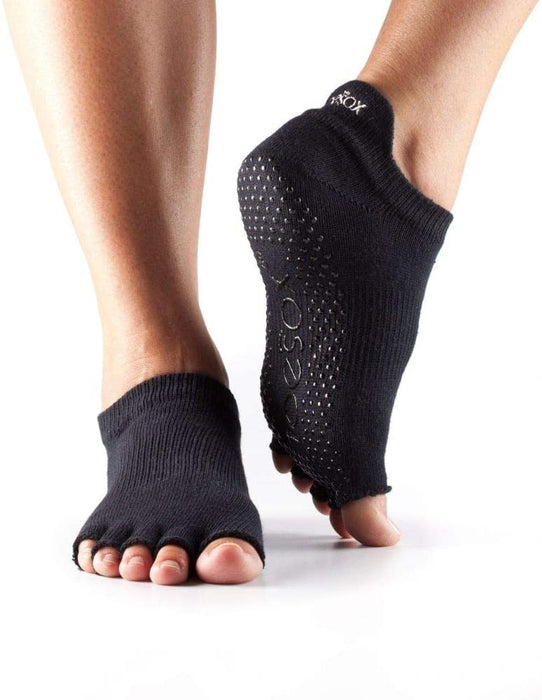 Half Toe Low Rise Grip Socks
